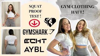 GYM HAUL + Gymshark | Echt | Aybl | Women's Best!
