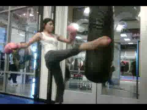 Nicole Martinez - Kick Boxing Class - 090417