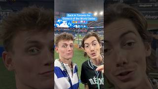 Back in Toronto for Game 6 of the World Series…🤯💍⚾️ #shorts