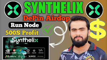 Synthelix Tesnet Airdop/Biggest Airdop/Run Node/Full guide/Technical Awais