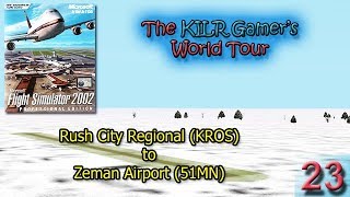 Flight Simulator 2002: Rush City Regional (KROS) to Zeman Airport (51MN) || VFR Flight!
