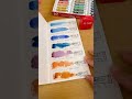 ホルベイン水彩絵の具の色見本