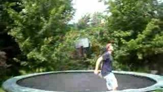 mitch doing his first backflip