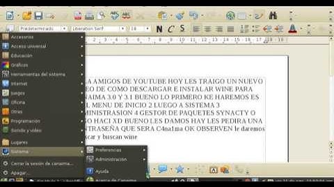 Como descargar e instalar wine para canaima 3.0 y 3.1