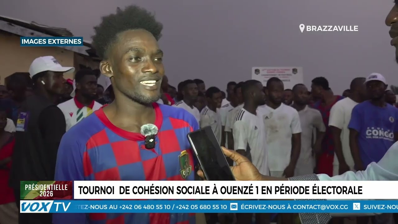 Tournoi de cohésion sociale à Ouenzé 1 en période électorale