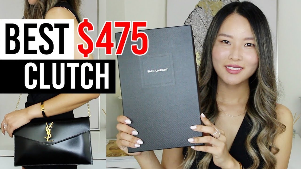 Saint Laurent unboxing 2019, BEST $475 clutch EVER!