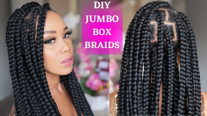 Simple Ways to Do Jumbo Box Braids: 15 Steps (with Pictures)