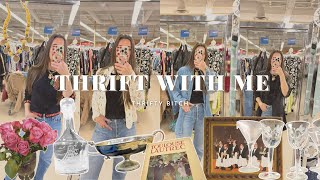 THE BEST DAY AT THE THRIFT STORE! | Thrift with me for spring!