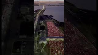 Oakland/San Francisco bay bridge toll plaza #california