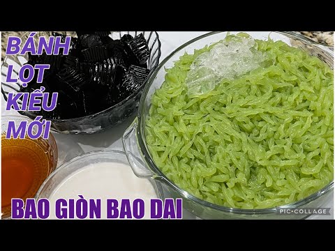 Video BÁNH LỌT sương sáo LÀM THEO CÁCH NÀY VỪA GIÒN VỪA DAI... - youtube