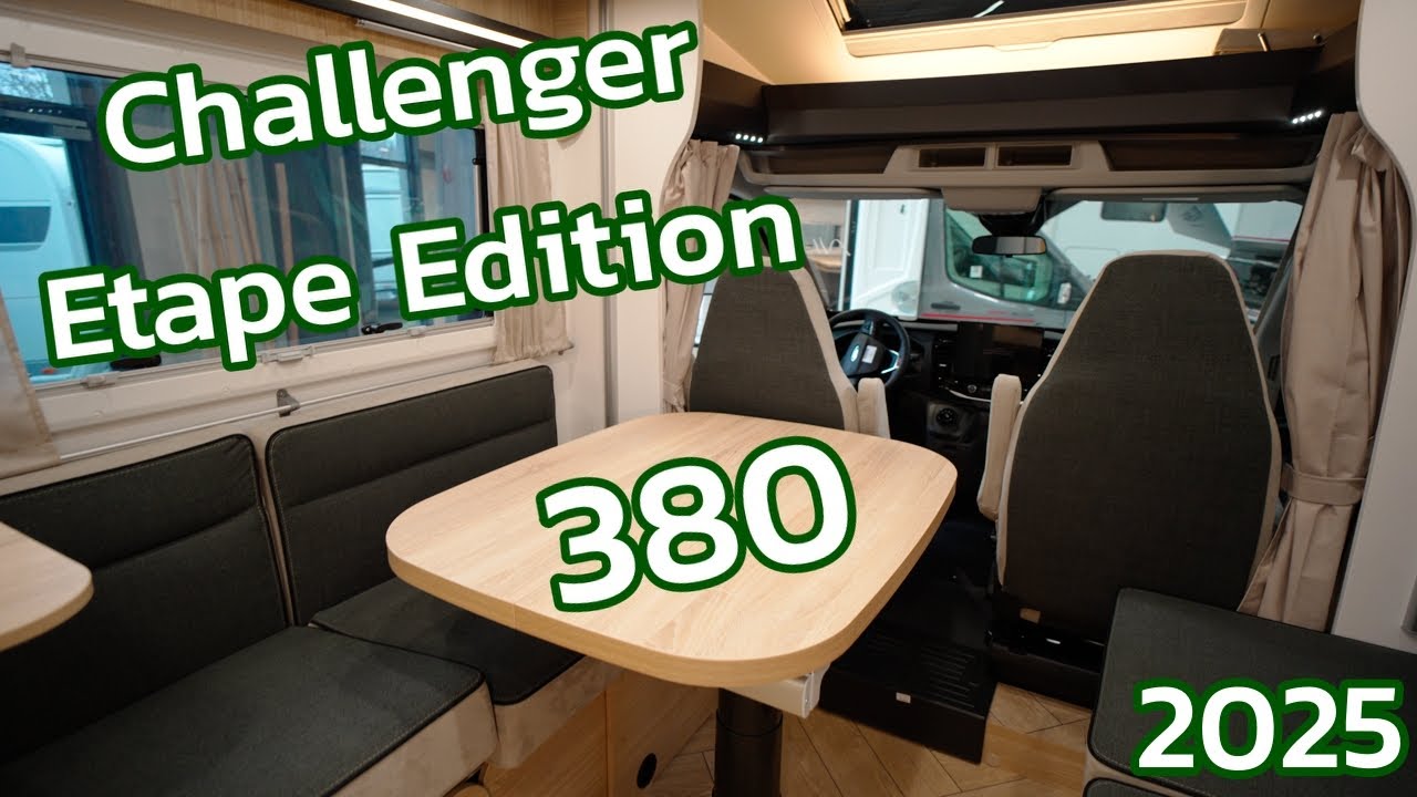 Challenger Etape Edition 380 // 2025 – Der ultrakompakte Reisevan mit großem Raumgefühl!