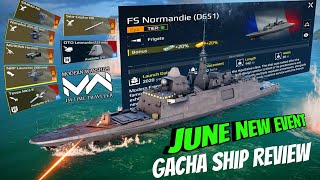 FS Normandie (D651) - New Event Gacha Ship Review🔥 Modern Warships