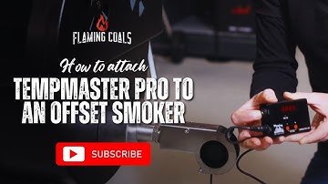 How to attach a Tempmaster Pro to an Offset Smoker