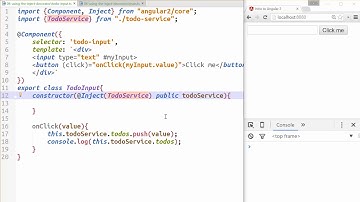 6 - angular 2 using the inject decorator