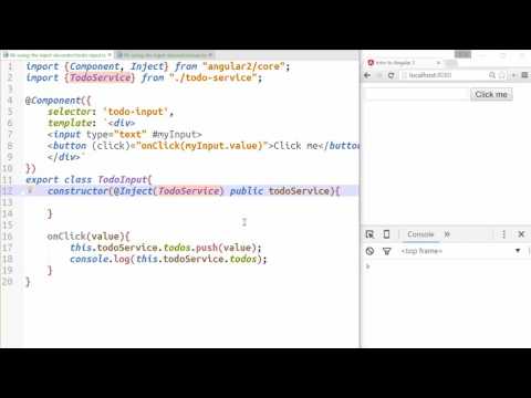 6 - angular 2 using the inject decorator