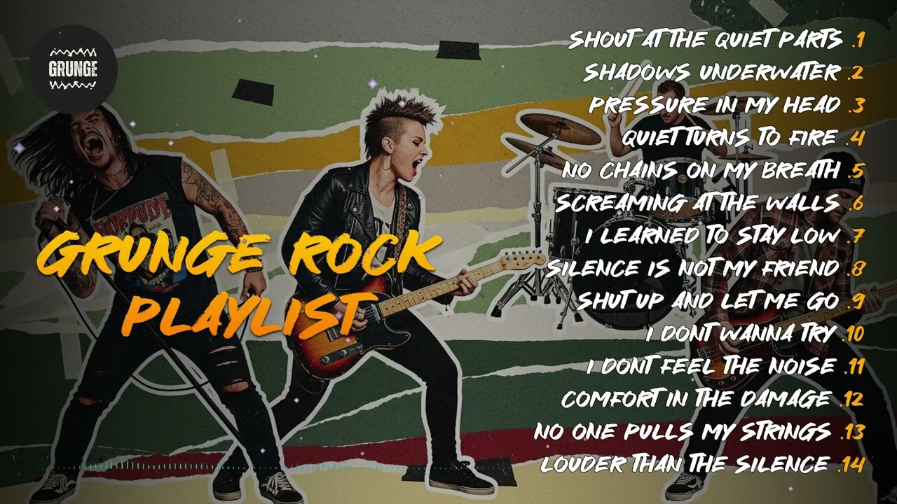 Grunge Playlist – Expressive Voices and Raw Guitar
