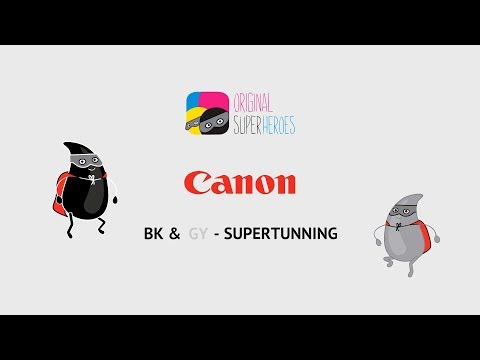 Canon CLI-571 XL BK & GY vs fake cartridge 2017