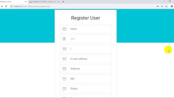 Tutorial 3: Ecommerce Website Register & Login in PHP MySQL