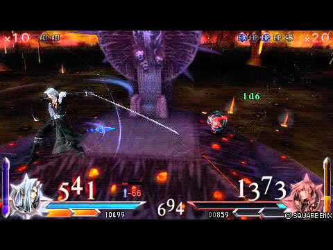 DISSIDIA_FINAL_FANTASY_012REPLAY_セフィロスｖｓライトニング