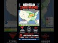 Wednesday Severe Weather Alert – Midwest &amp; Ohio Valley