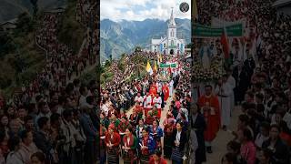 Breathtaking Catholic Procession in the Mountains | A Visual Prayer ⛪️🏔️