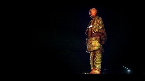 Amazing Laser Show of Statue of Unity | Watch till the end!