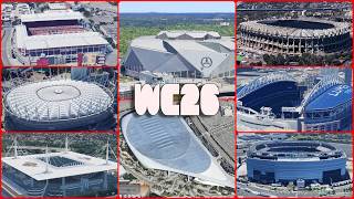 Every single WC26 stadiums in Google Earth ( in 3D )