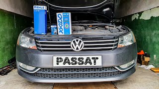 ЗАМЕНА МАСЛА \ VOLKSVAGEN PASSAT NMS 2.0 TDI