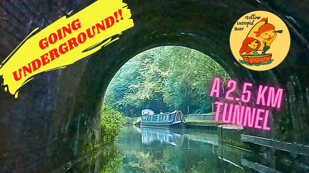 ⁣Going underground! Taking our home through a 2.5km tunnel #91
