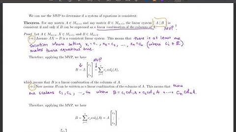 Partitioned matrices