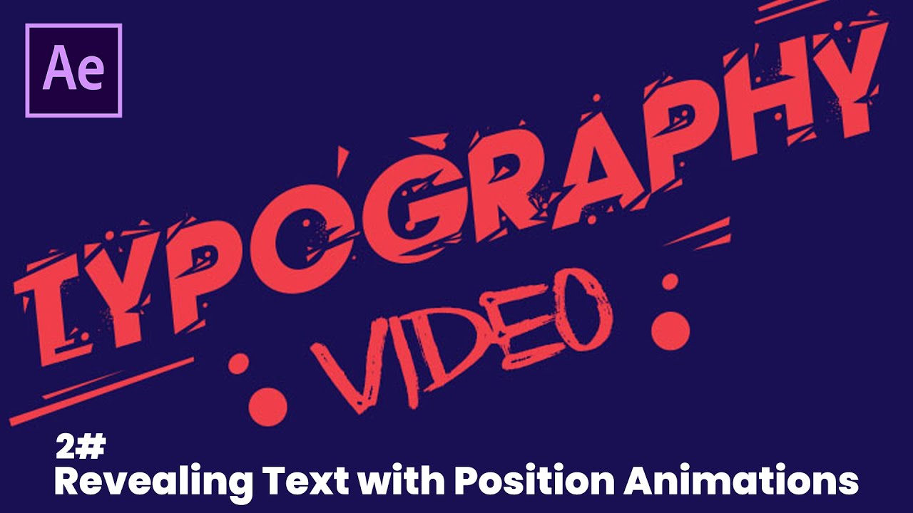 Revealing Text with Position Animations in After Effects CC Tutorials