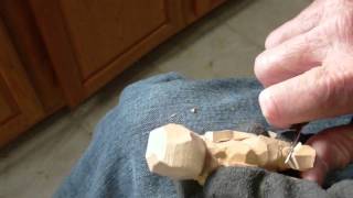 Whittling The Standard Minature Figure Part 3