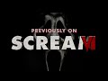 Previously on SCREAM (2023 Update)