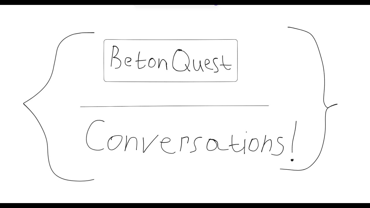 BetonQuest - Conversations и другое | Уроки BetonQuest#2