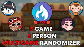 🔴 5 GAME, 5 PERSON RANDOMIZER w/ @SmallAnt @Moarf23 @cjya @Fir 🔴
