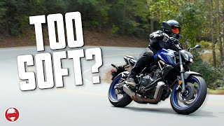 THIS is the ONLY problem with the Yamaha MT07... | 2021 Yamaha MT07 Mountain Review screenshot 3