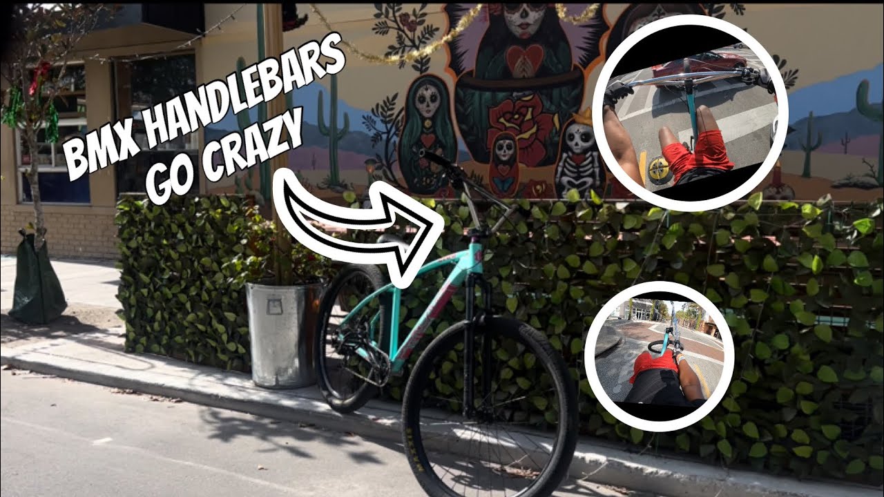 BMX Handlebars On A MTB *C100 Upgrade*