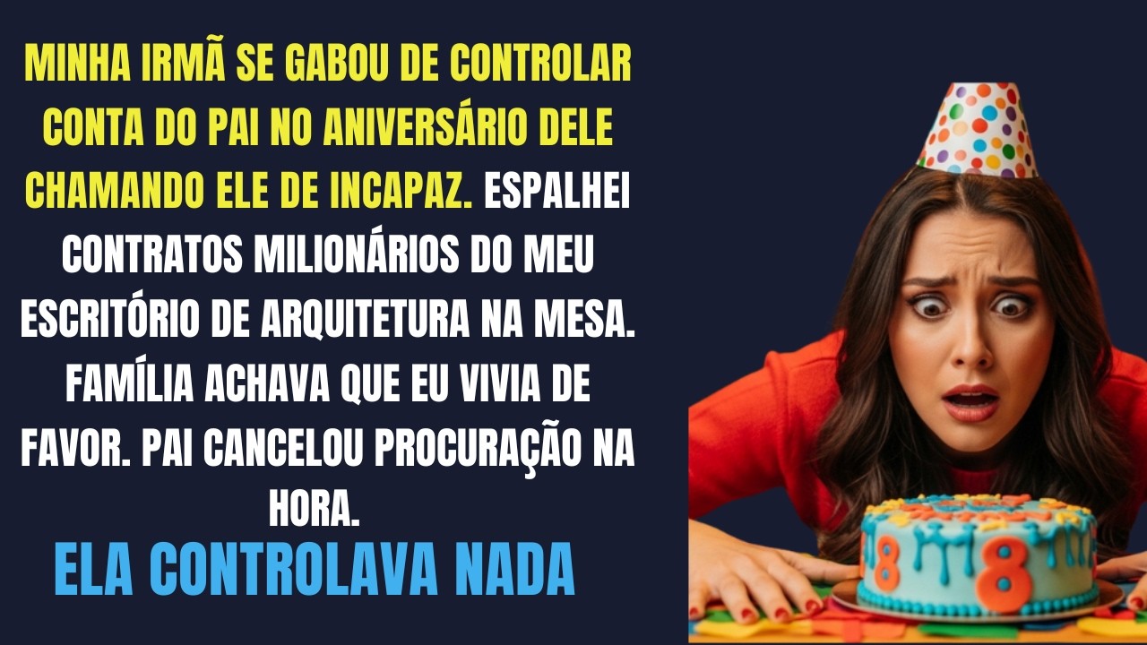 No Aniversário Do Meu Pai, Minha Irmã Se Gabou De Controlar A Conta — Meu Pai Quase Derrubou O B