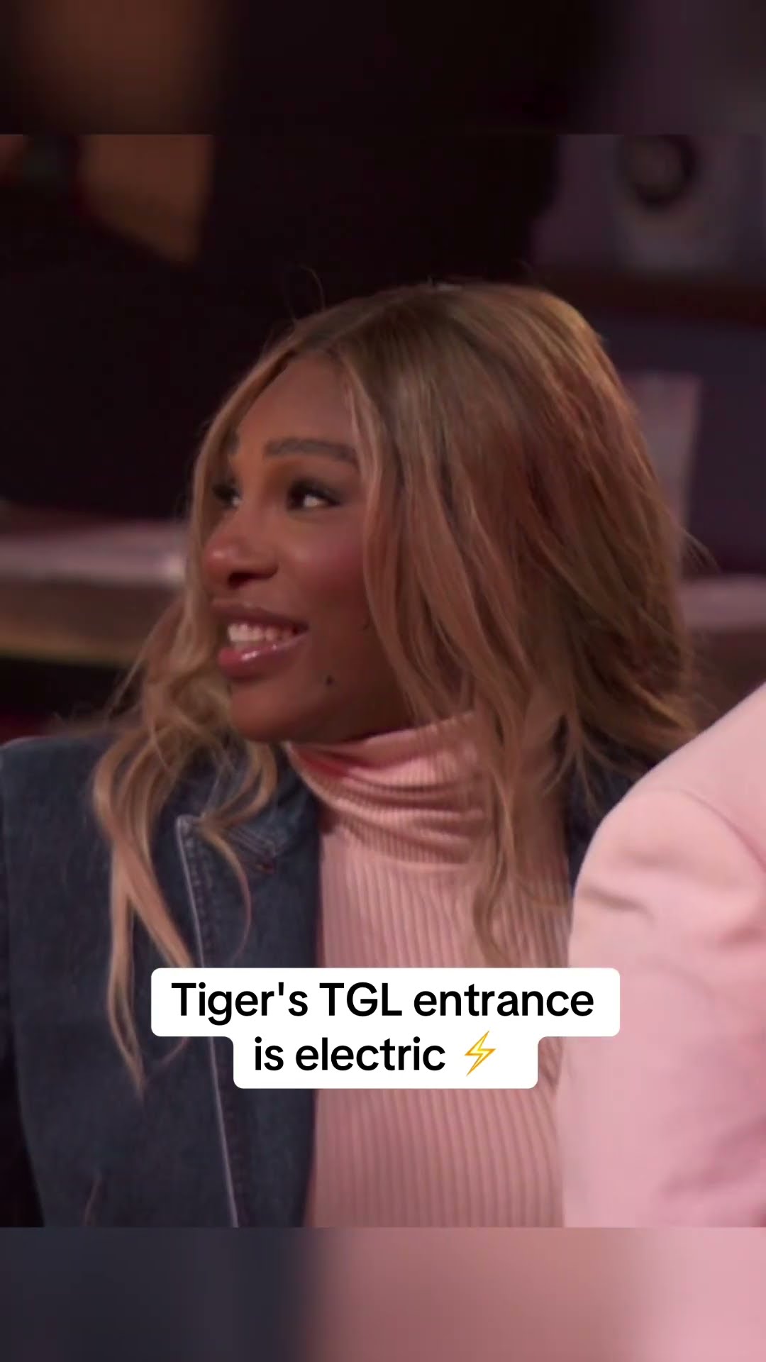 Tiger Woods' entrance ?