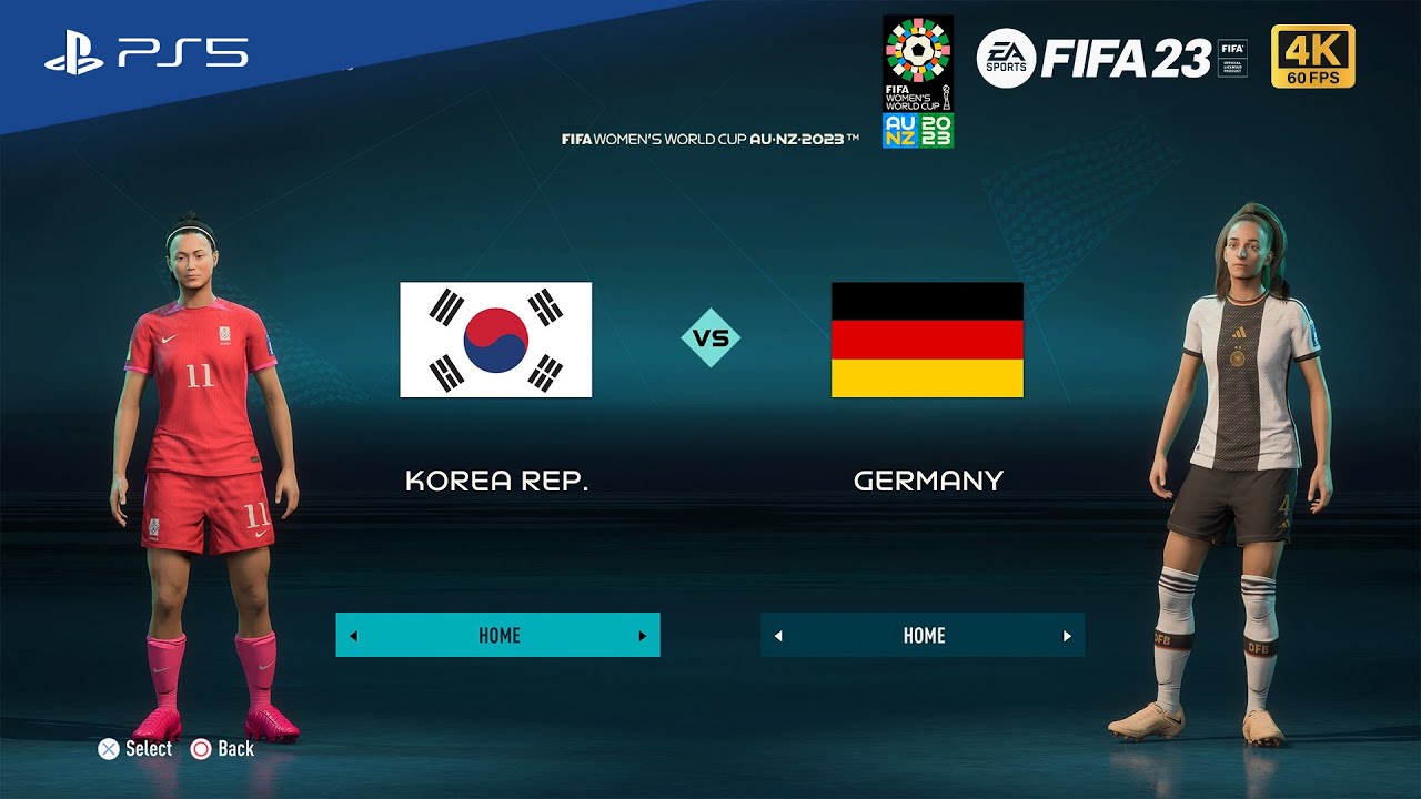 South Korea VS Morocco | Women's World Cup 2023 Group H | FIFA 23 | PS5 ...