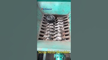 Scrap Metal Shredder Machine_Extreme Powerful Steel Shredder Machine.#shredder#metalshredder#recycle