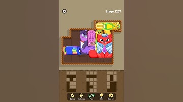 Puzzle Cats 🧩 🐈 - Gameplay walkthrough high I.Q puzzle (IOS & Android) 264 #shorts #games #funny