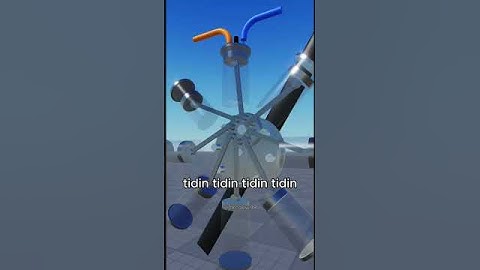 Made a radial aircraft engine in #roblox #engineering