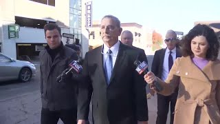 Chuck Wright walks into federal court for plea hearing