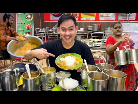 INILAH INDIA SELATAN CUMA PESEN NASI PUTIH SEMUA LAUK GRATIS🤤DIKASIH BONUS  LG!HARGA MURAH BANGET😫