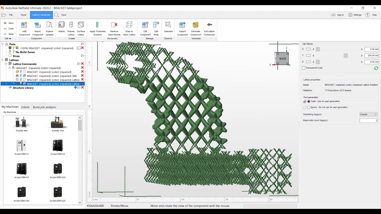 Netfabb Lattice Commander