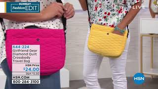 Girlfriend Gear Diamond Quilt Crossbody Travel Bag screenshot 5