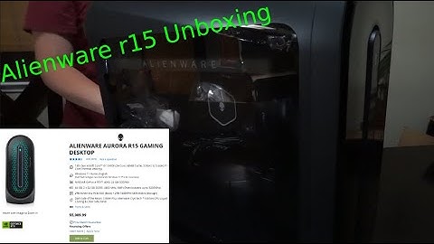 Alienware r15 Unboxing |4090⋅i9 13900f|