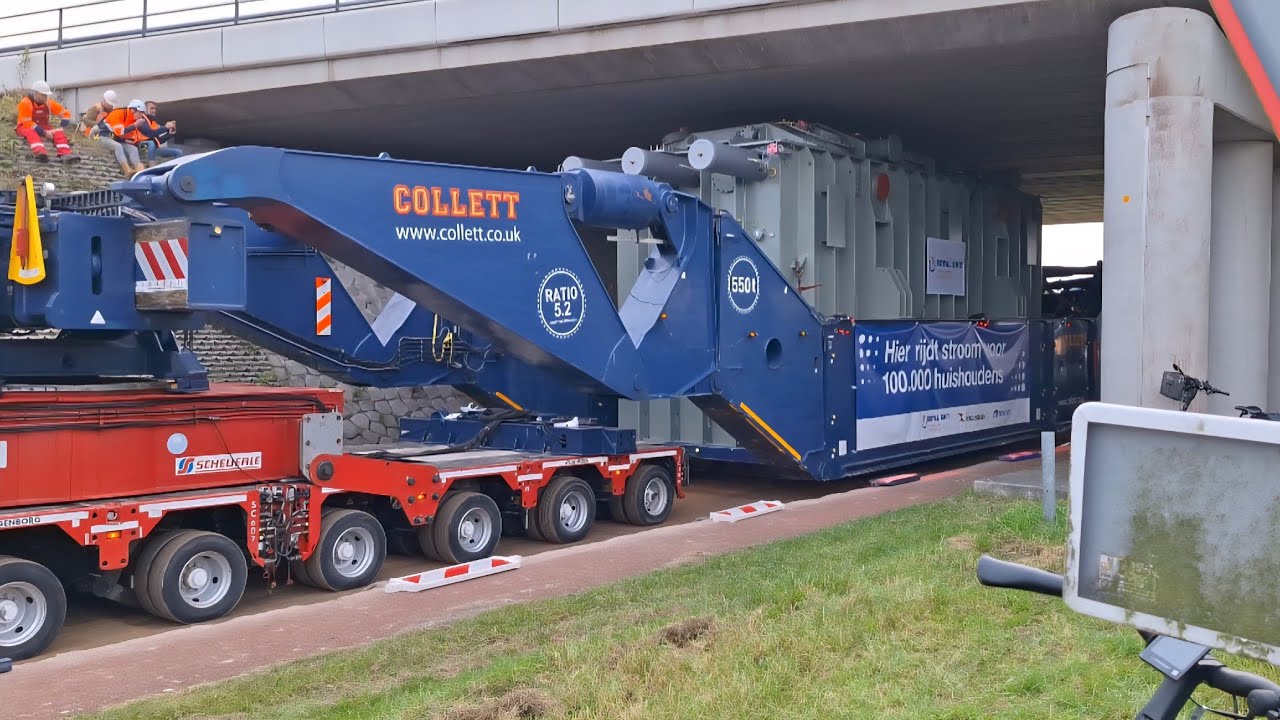 🚚💪SPECTACULAIR MEGATRANSPORT IN VEENDAM (NETHERLANDS)🚚💪