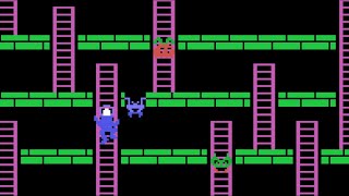Space Panic Gameplay Colecovision